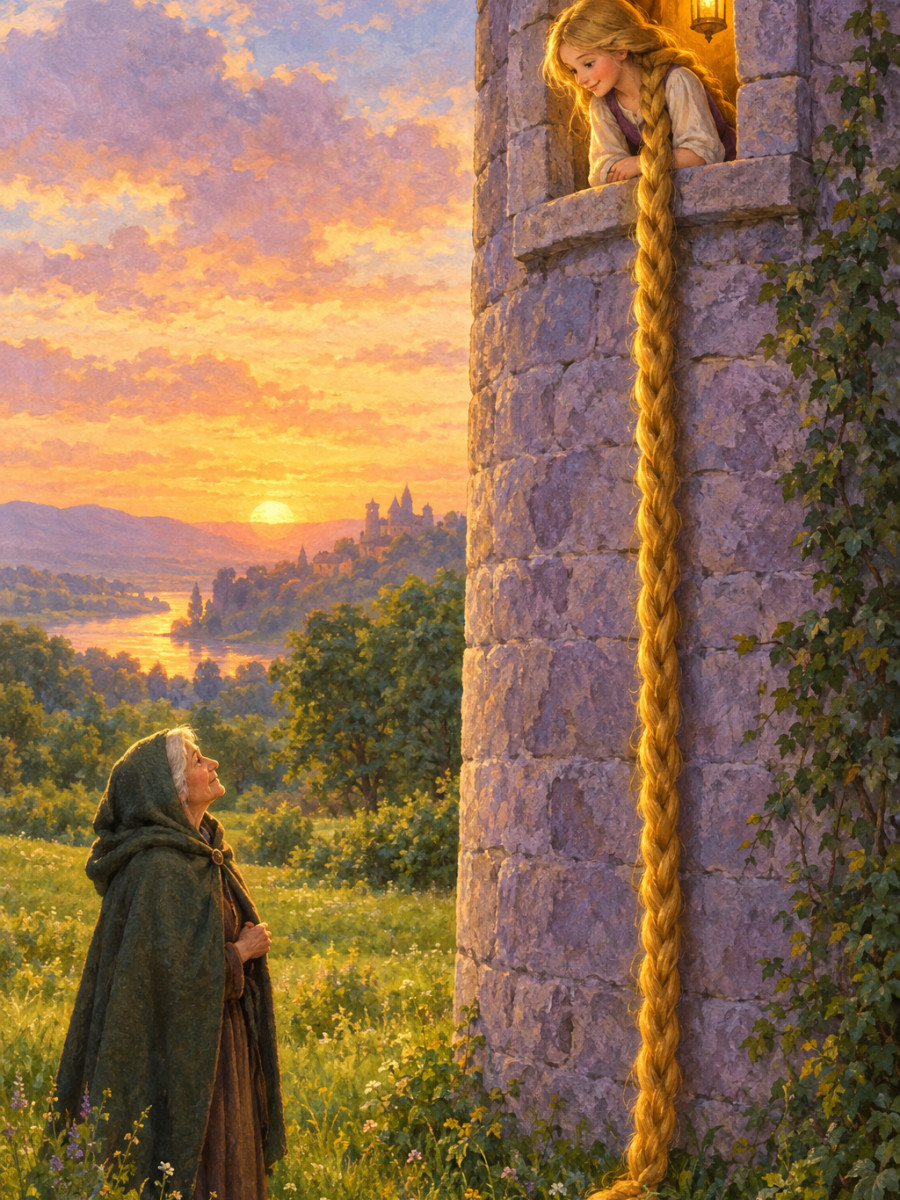 Uzun Saçlı Rapunzel
